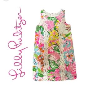 Lilly Pulitzer Nosey Posey Floral Shift Dress 20th Anniversary Target NWOT 18m